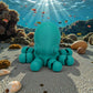 Baby Octopus Silk Sapphire Forest - Front