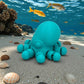 Baby Octopus Silk Sapphire Forest - Side