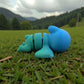 Baby Pterodactyl Silk Sapphire Forest - Back