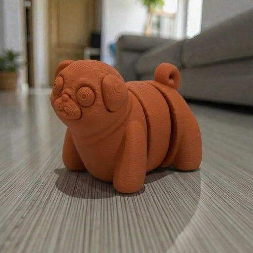 Baby Pug Silk Red Copper - Front
