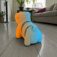Baby Pug Silk Tropical Sunset - Back