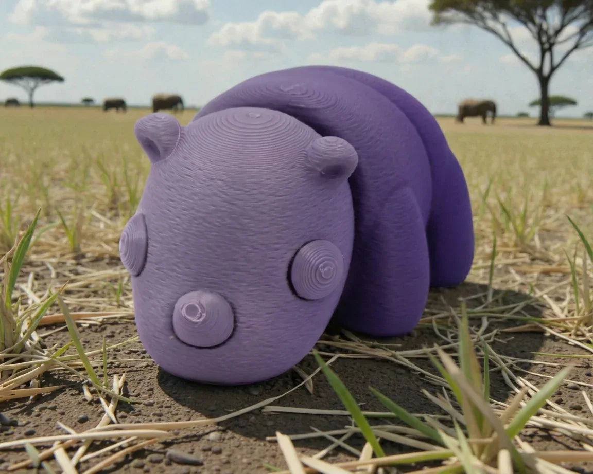 Baby Rhino Silk Midnight Purple - Front