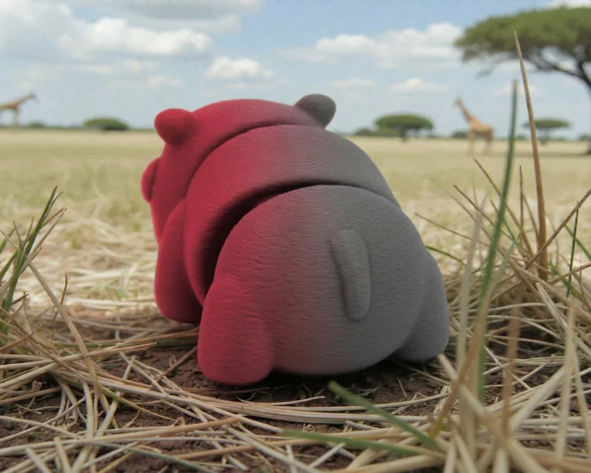 Baby Rhino Silk Smokey Wine - Back