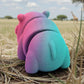 Baby Rhino Silk Teal Orange Red - Back