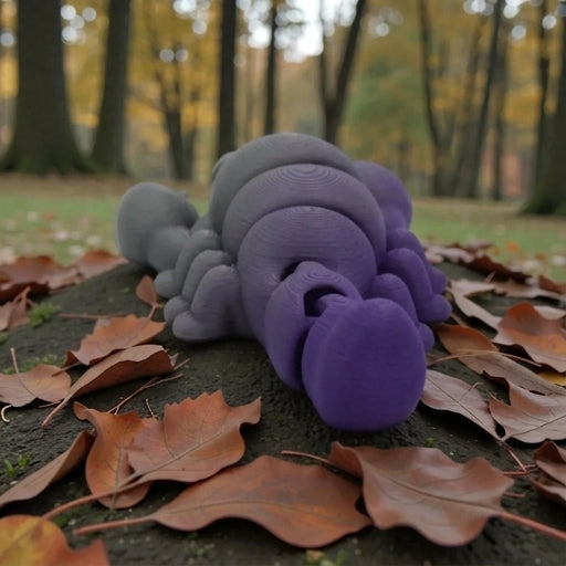 Baby Scorpion Silk Midnight Purple - Back