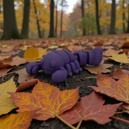 Baby Scorpion Silk Midnight Purple - Side