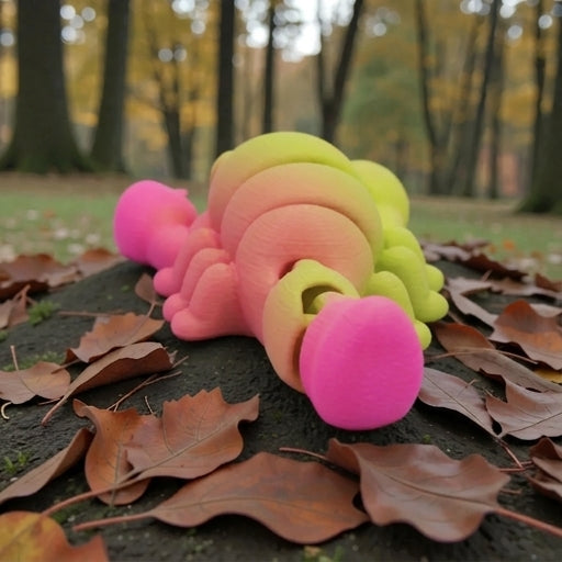 Baby Scorpion Silk Pink Yellow - Back
