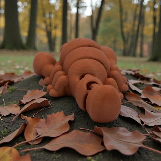 Baby Scorpion Silk Red Copper - Back