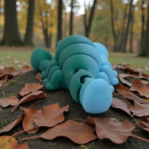 Baby Scorpion Silk Sapphire Forest - Back