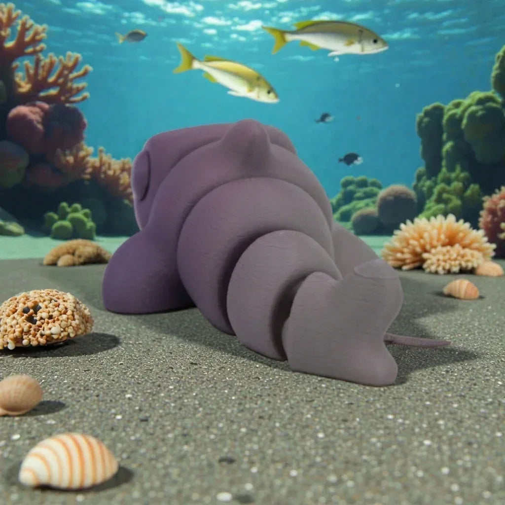 Baby Shark Silk Midnight Purple - Back
