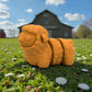 Baby Sheep Silk Tropical Sunset - Side
