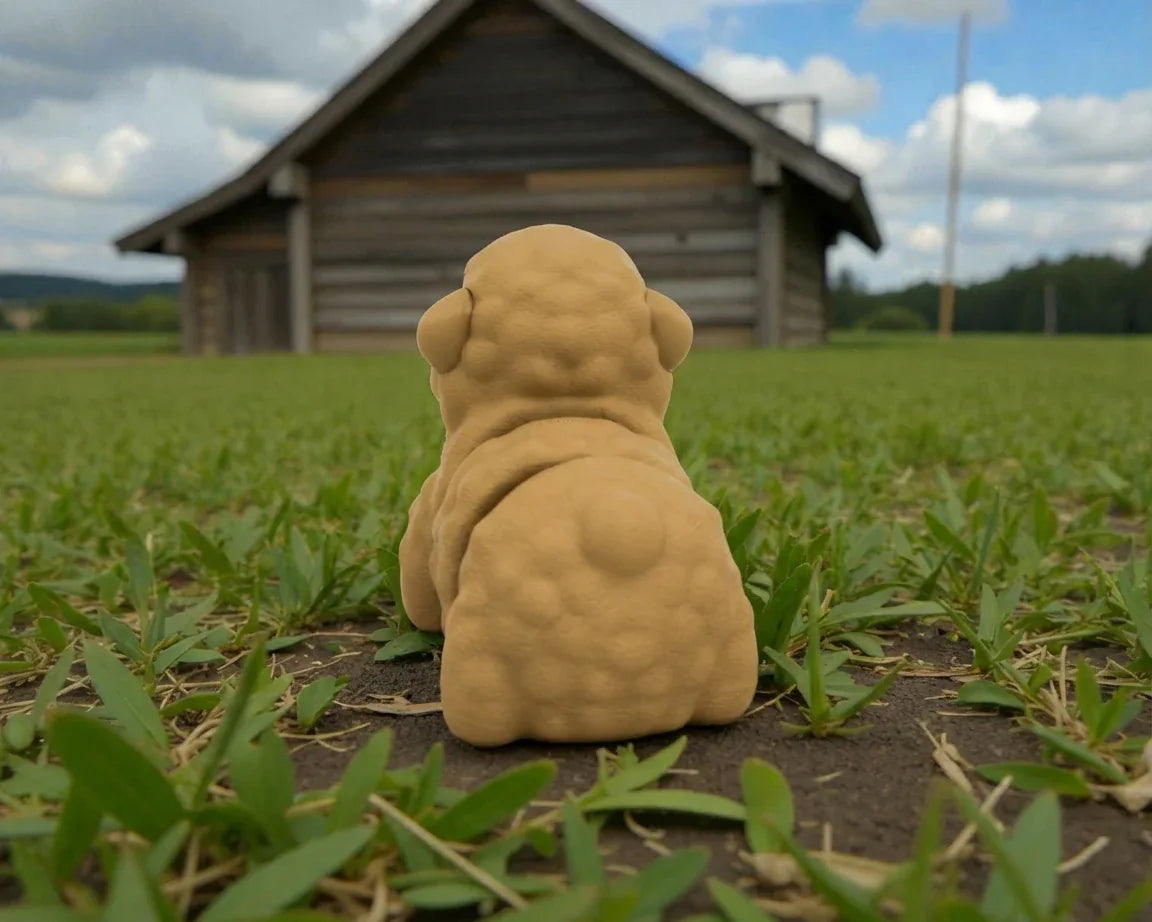 Baby Sheep Wood - Back