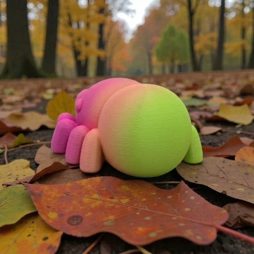 Baby Spider Silk Pink Yellow - Back