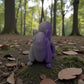Baby Squirrel Silk Midnight Purple - Front