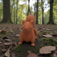 Baby Squirrel Silk Red Copper - Front