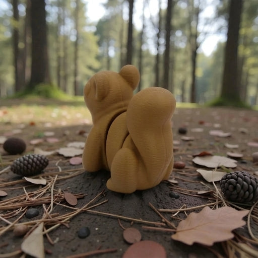Baby Squirrel Wood - Back