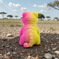Baby Tiger Silk Pink Yellow - Back