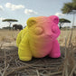 Baby Tiger Silk Pink Yellow - Front
