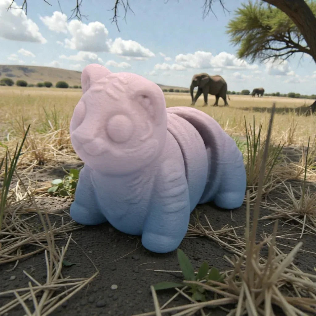 Baby Tiger Silk Rainbow - Side