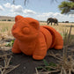 Baby Tiger Silk Red Copper - Side