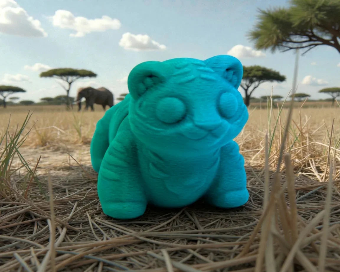 Baby Tiger Silk Sapphire Forest - Front