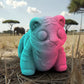 Baby Tiger Silk Teal Orange Red - Front
