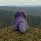 Baby Triceratops Silk Midnight Purple - Back