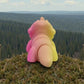 Baby Triceratops Silk Pink Yellow - Back