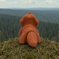 Baby Triceratops Silk Red Copper - Back