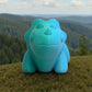 Baby Triceratops Silk Sapphire Forest - Front
