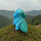 Baby Triceratops Skeleton Silk Sapphire Forest - Back
