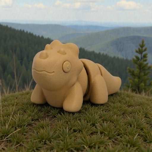 Baby Triceratops Wood - Side
