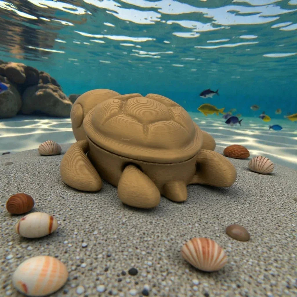 Baby Turtle Wood - Back