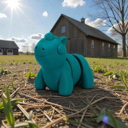Baby Unicorn Silk Sapphire Forest - Side