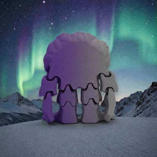 Baby Yeti Silk Midnight Purple - Back