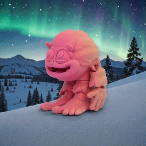 Baby Yeti Silk Pink Yellow - Side