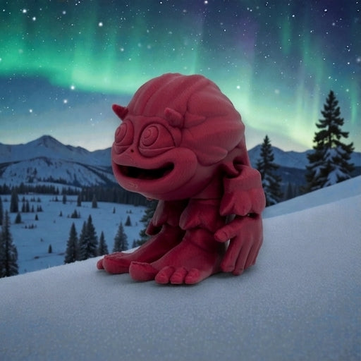 Baby Yeti Silk Smokey Wine - Side