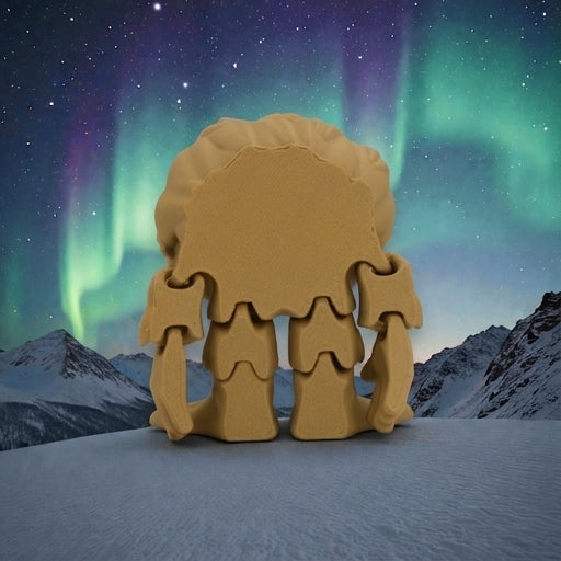 Baby Yeti Wood - Back