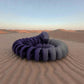 Ball Python Silk Midnight Purple - Back