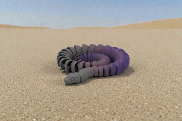 Ball Python Silk Midnight Purple - Front