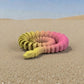 Ball Python Silk Pink Yellow - Front