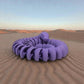 Ball Python Silk Starling Purple - Back