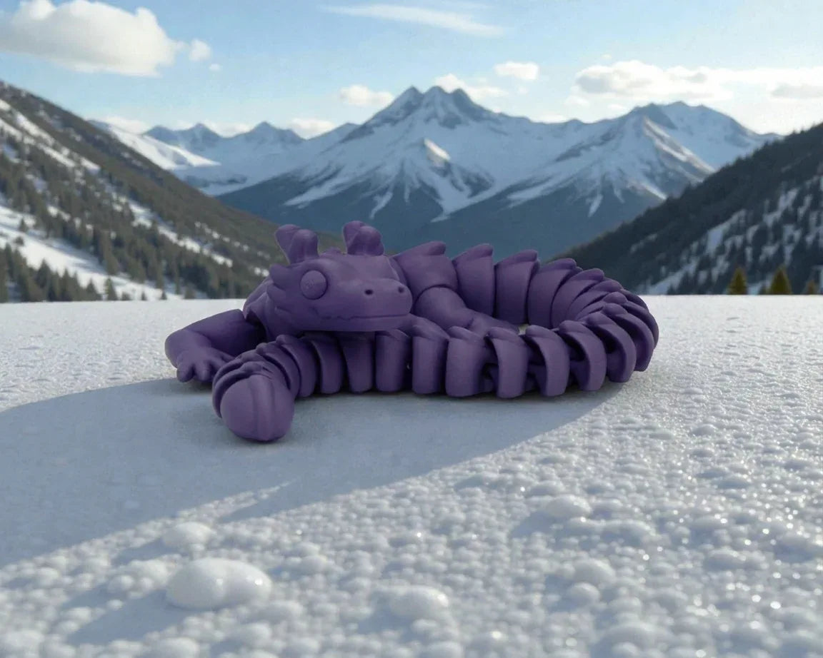 Big Dragon Silk Midnight Purple - Front