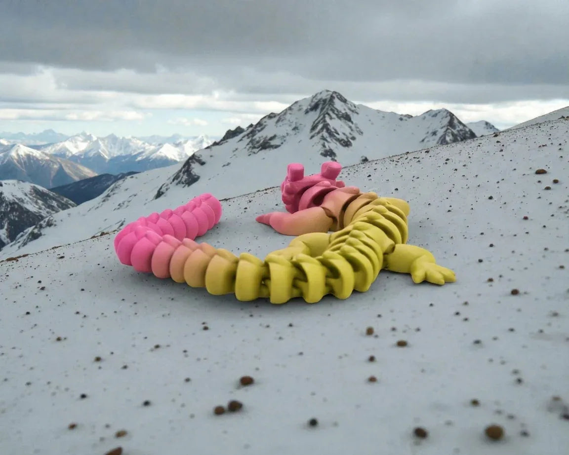 Big Dragon Silk Pink Yellow - Back