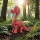 Brachiosaurus Silk Smokey Wine - Side
