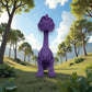 Brachiosaurus Silk Starling Purple - Front