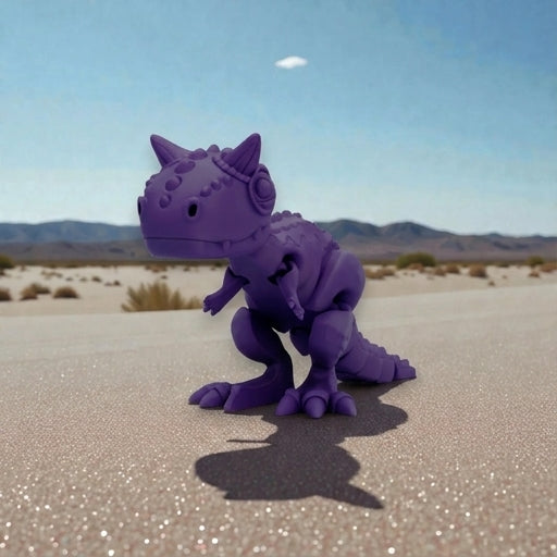 Carnotaurus Silk Midnight Purple - Front