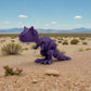 Carnotaurus Silk Midnight Purple - Side