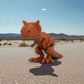 Carnotaurus Silk Red Copper - Front