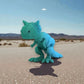Carnotaurus Silk Sapphire Forest - Front